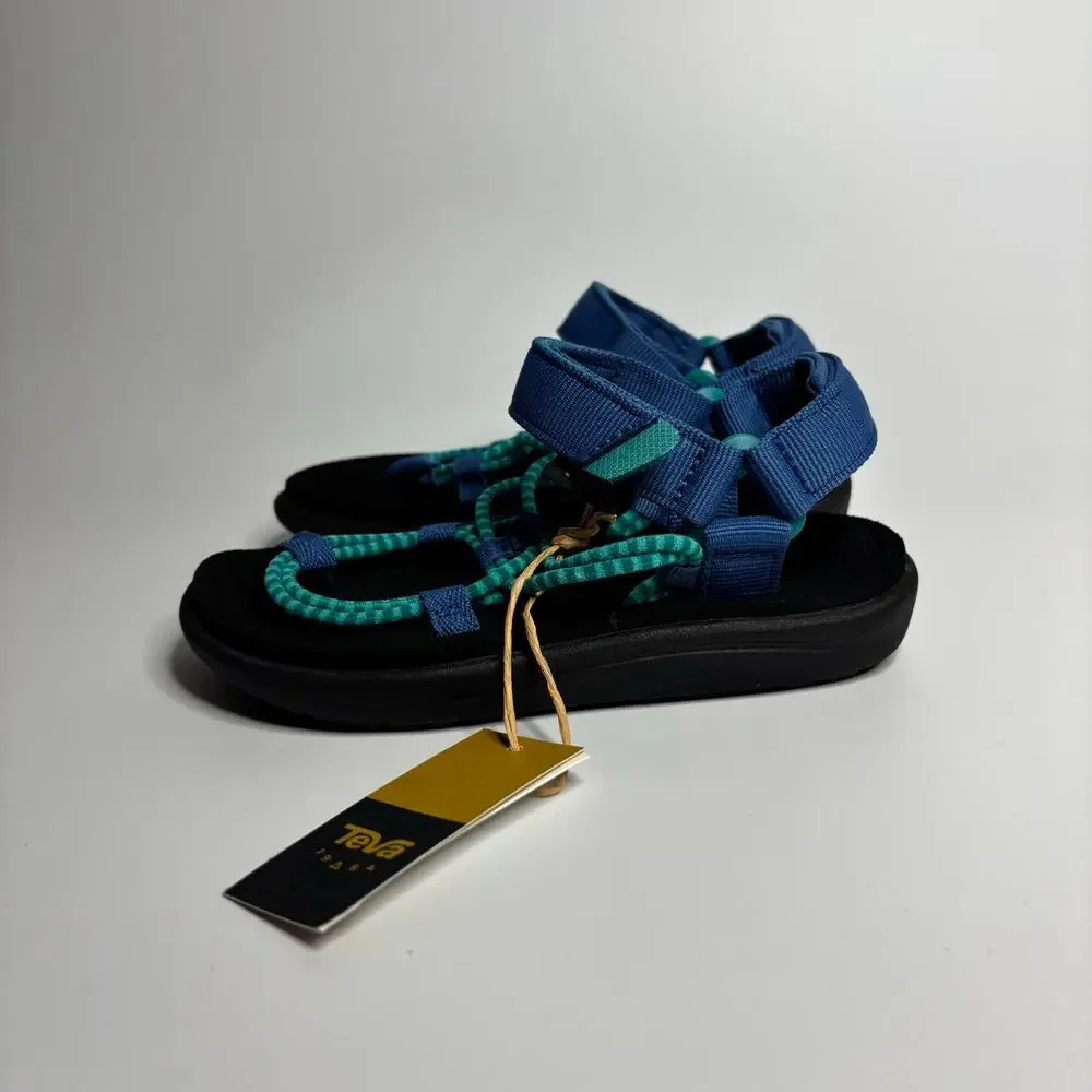 Teva Girls Voya Infinity Sandal in Waterfall/Dark Blue